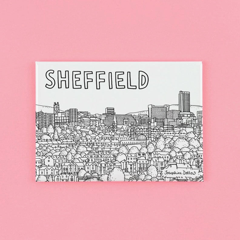 Sheffield View Fridge Magnet