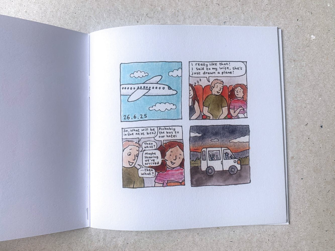 Seven Days in Turkey - A Sketchbook Comic Diary Zine