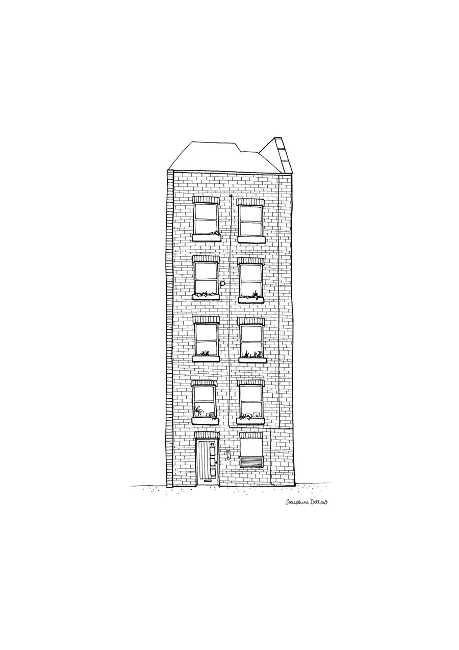 Small-Medium Custom House Portrait