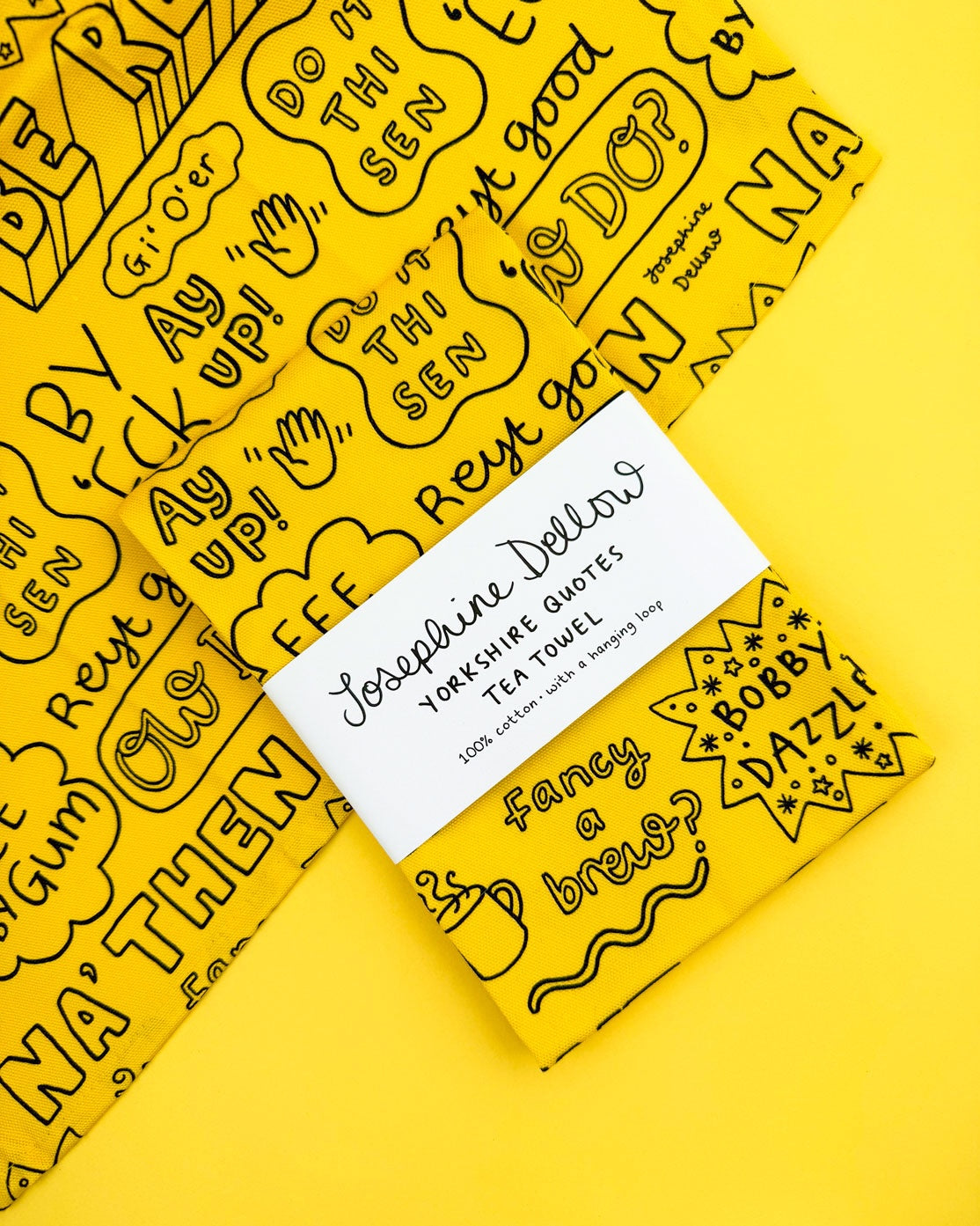 Yorkshire Quotes Tea Towel