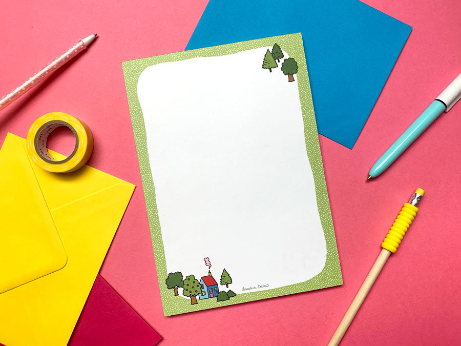 Letter Paper - Cute Cottage