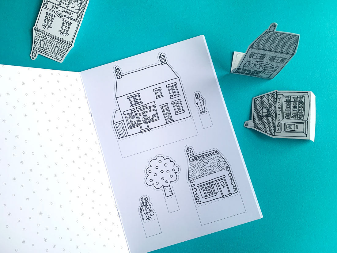 Paper Village - Craft Activity Book