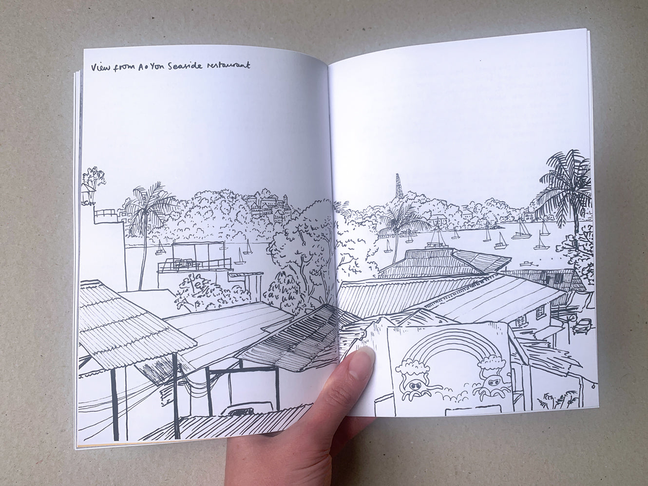 Two Weeks in Thailand - A Sketchbook Comic Travel Diary Zine