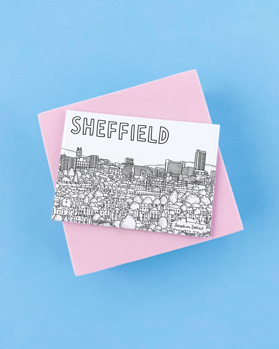 Sheffield View Fridge Magnet