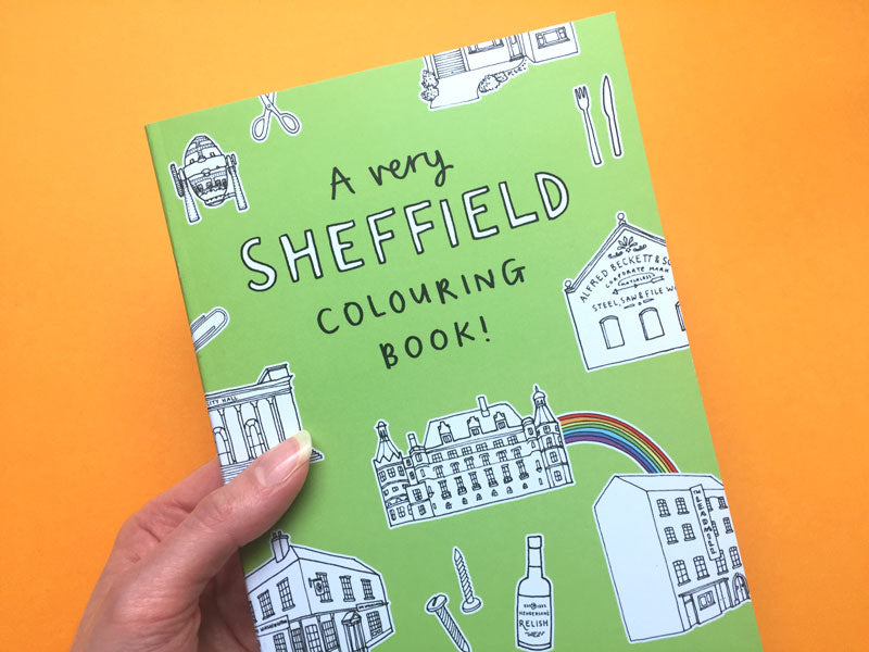A Very Sheffield Colouring Book