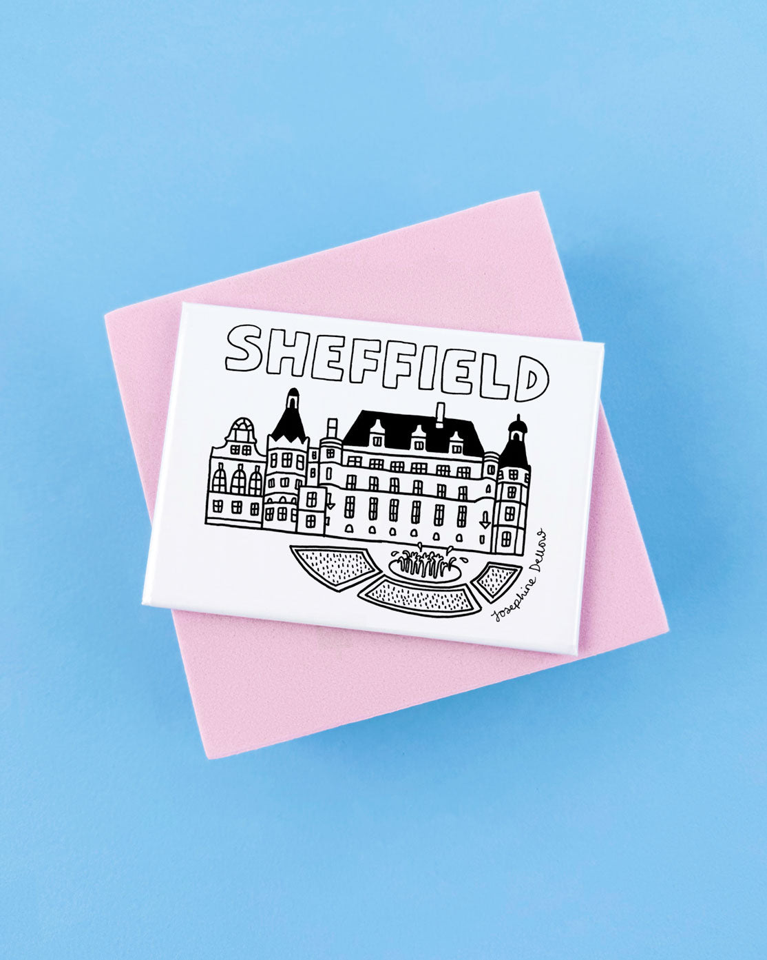 Sheffield Town Hall Fridge Magnet
