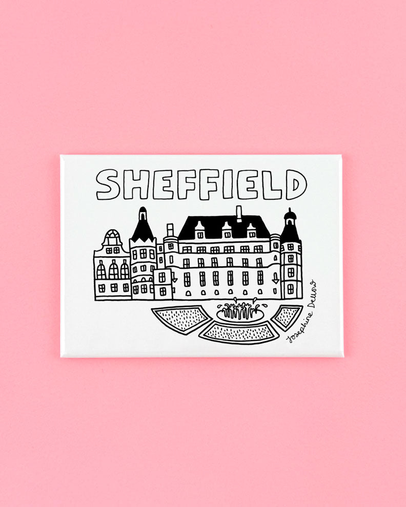 Sheffield Town Hall Fridge Magnet