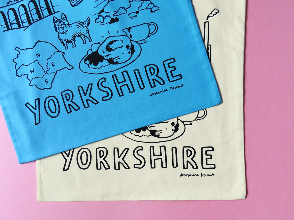 Yorkshire Screen Printed Tote Bag