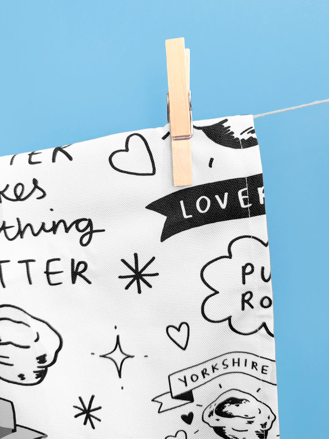 Yorkshire Puds Lovers Tea Towel