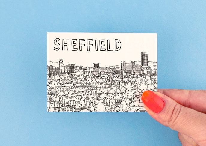 Sheffield View Fridge Magnet