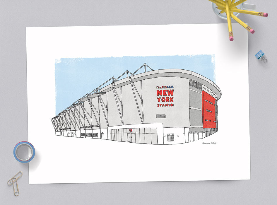 Rotherham United Football Club - A3 Illustration Print