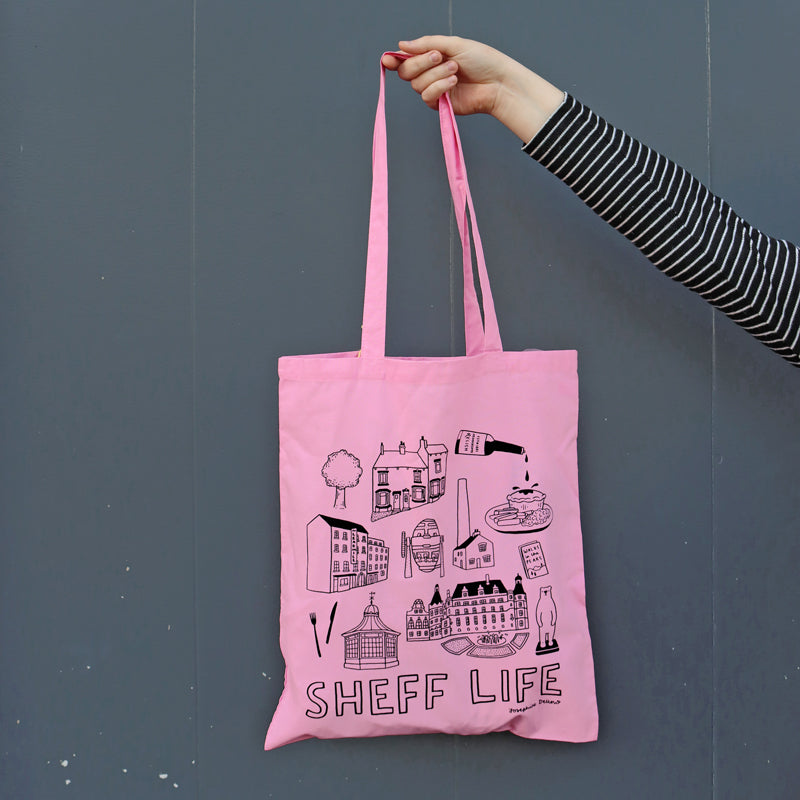 Sheff Life Screen Printed Tote Bag