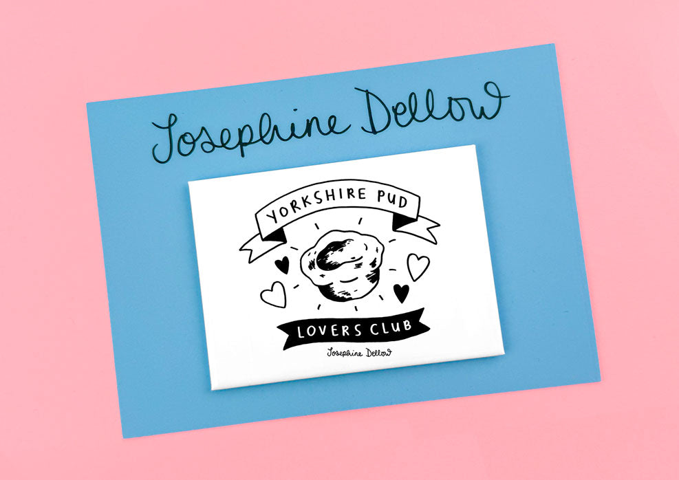 Yorkshire Pud Lovers Club Fridge Magnet