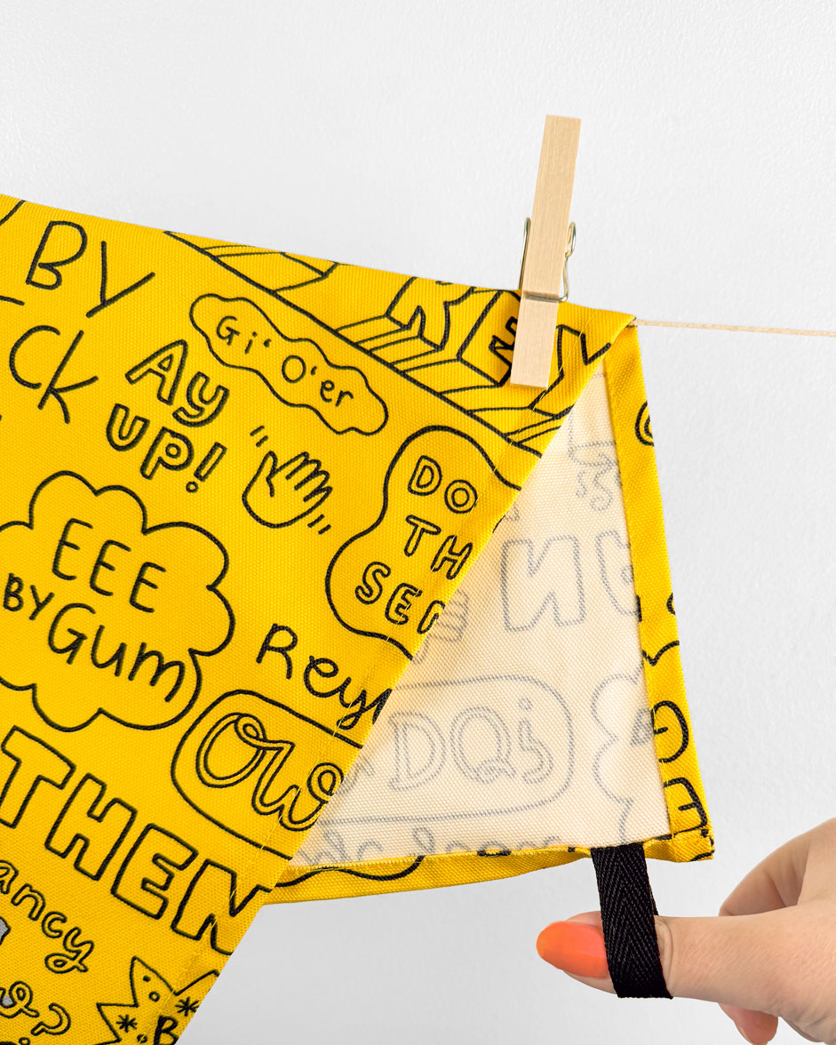 Yorkshire Quotes Tea Towel