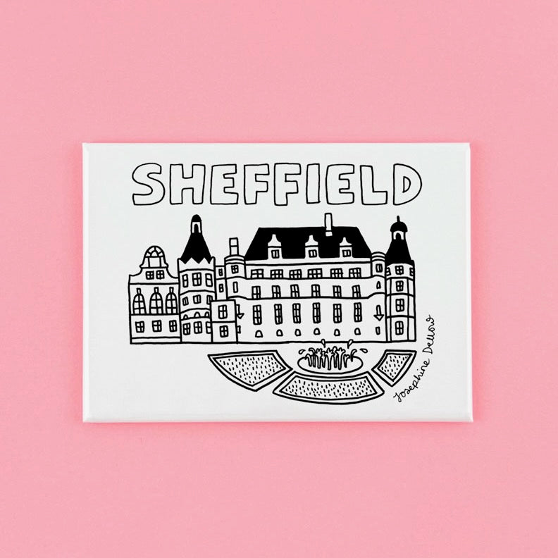 Sheffield Town Hall Fridge Magnet