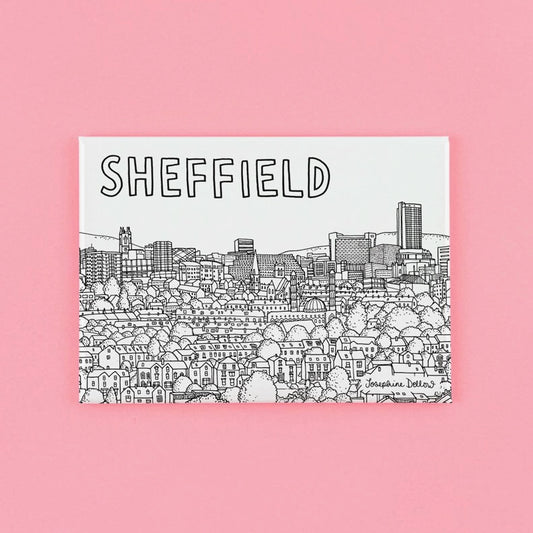 Sheffield View Fridge Magnet