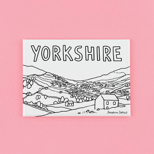 Yorkshire View Fridge Magnet