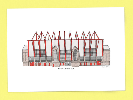 Barnsley Football Club - A3 Illustration Print