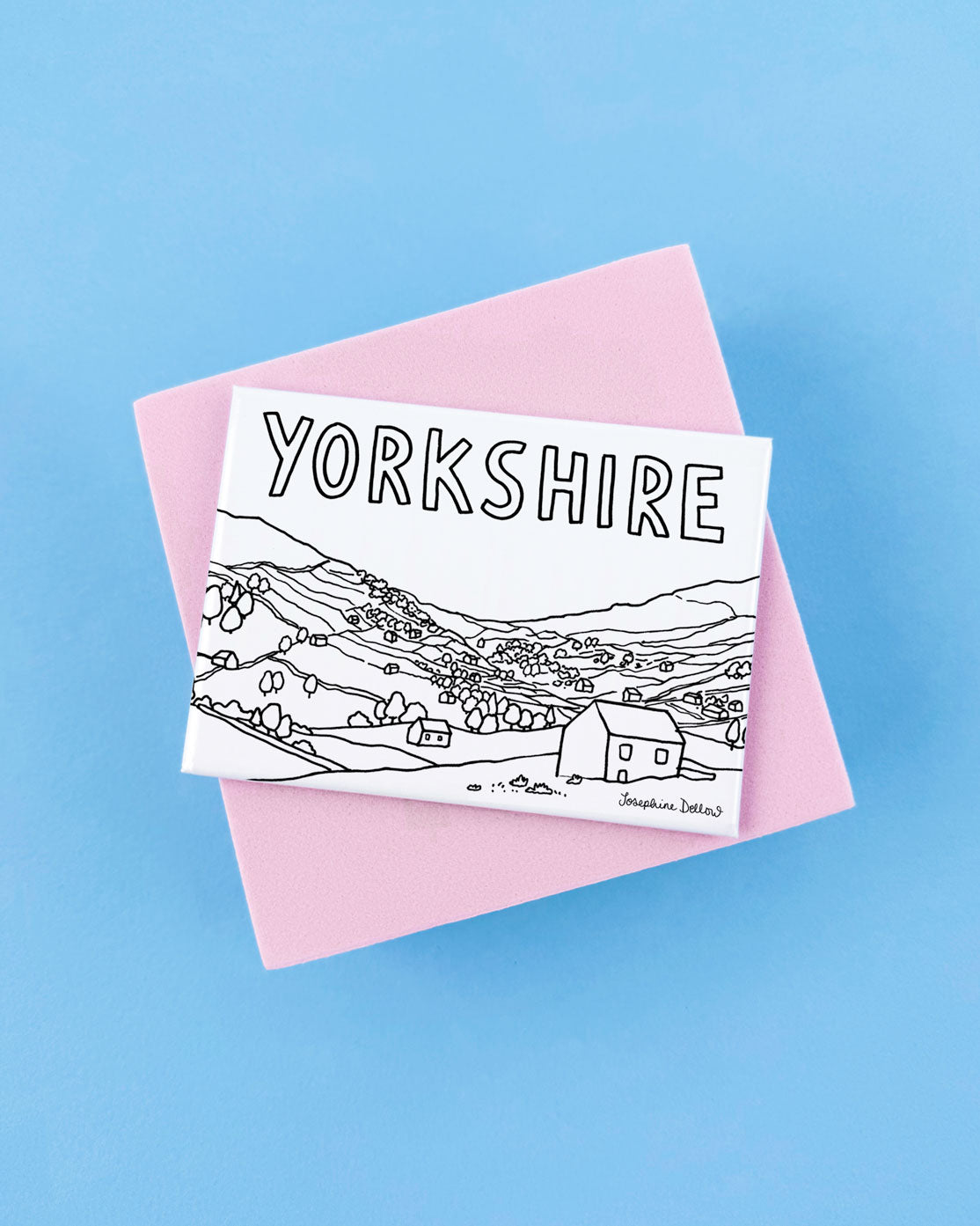 Yorkshire View Fridge Magnet
