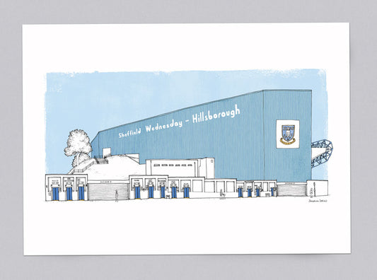 Sheffield Wednesday - A3 Illustration Print