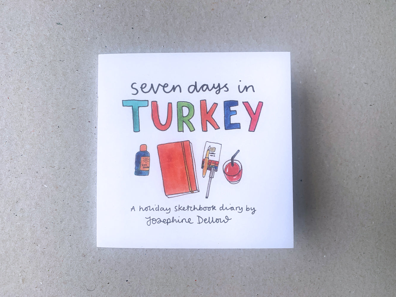 Seven Days in Turkey - A Sketchbook Comic Diary Zine