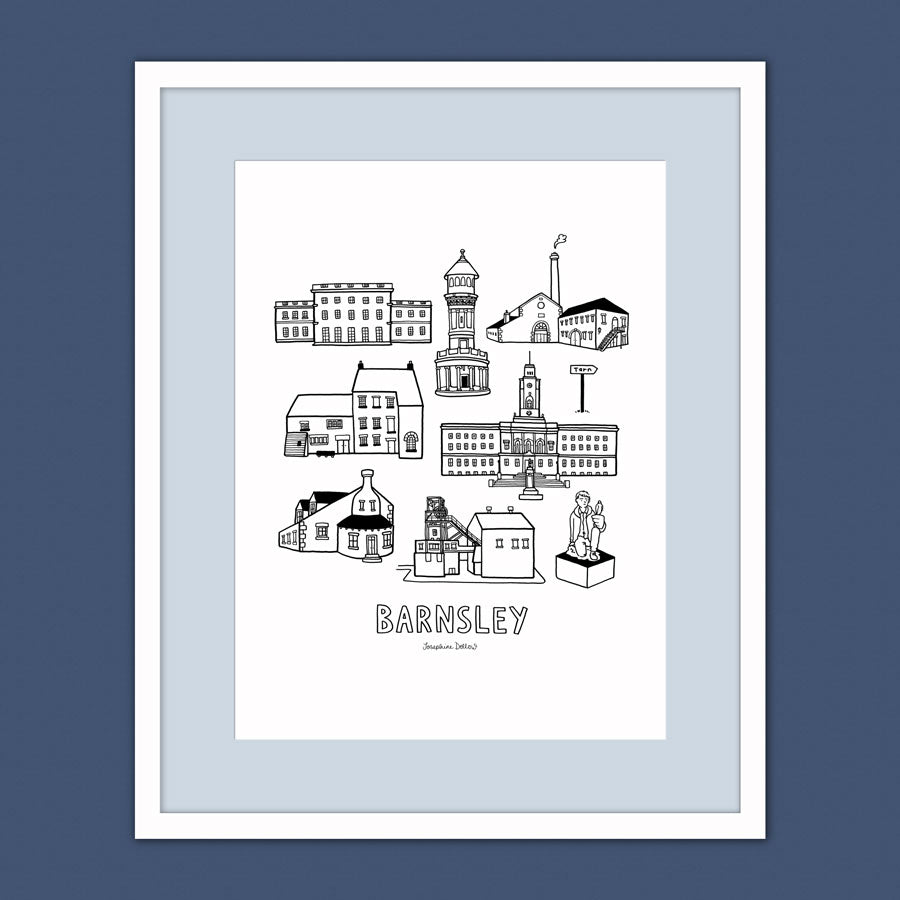 Barnsley Icons - A3 Illustration Print