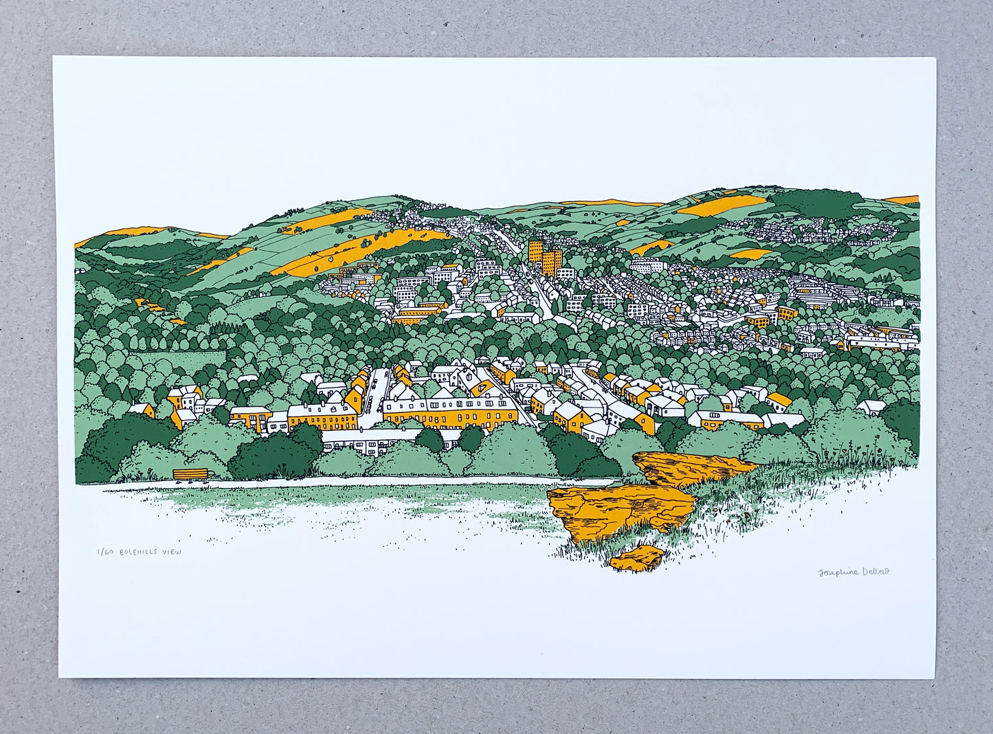 Bolehills View Screen Print