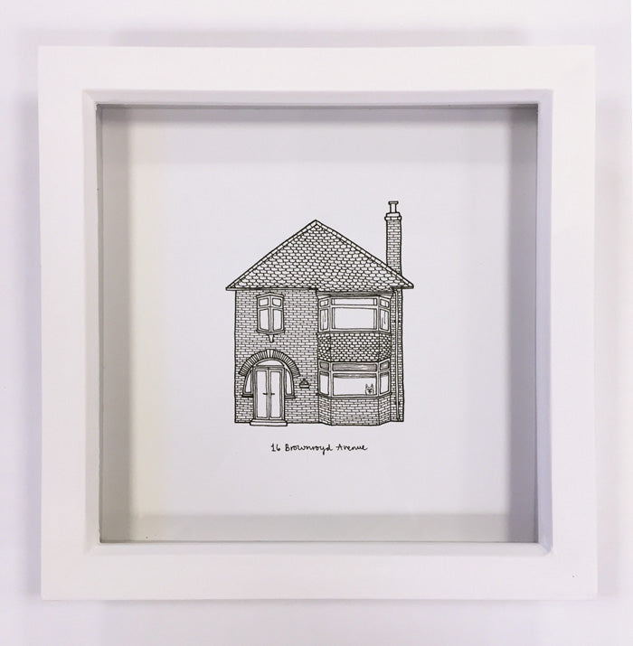 Small-Medium Custom House Portrait