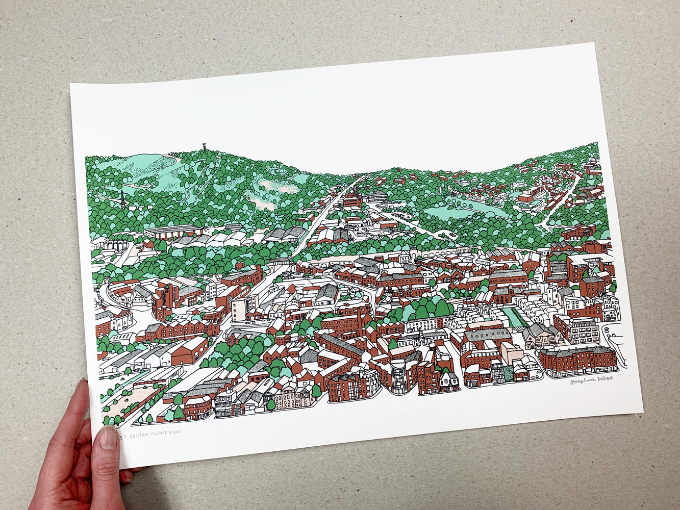 Kelham Island View Screen Print