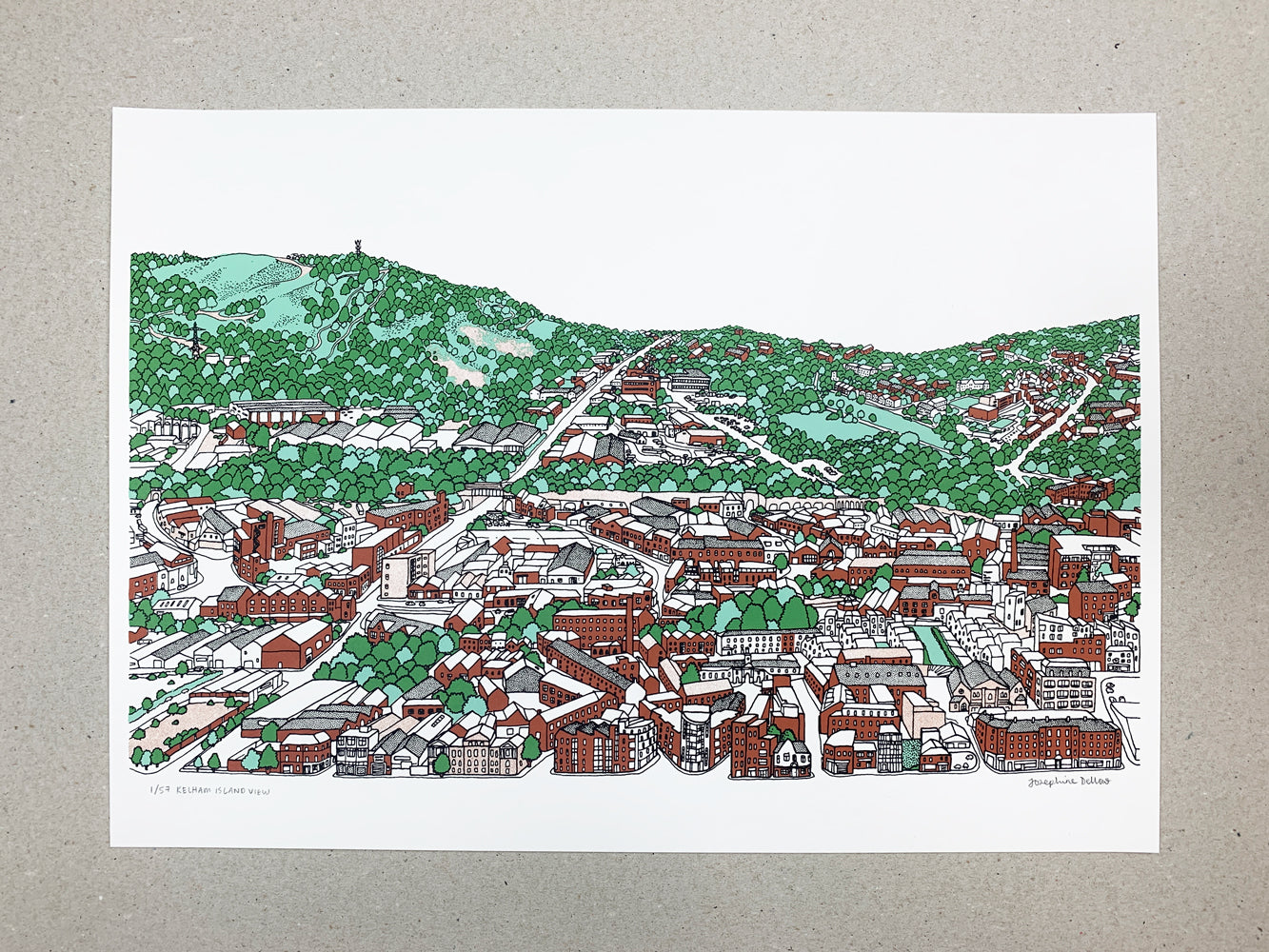 Kelham Island View Screen Print