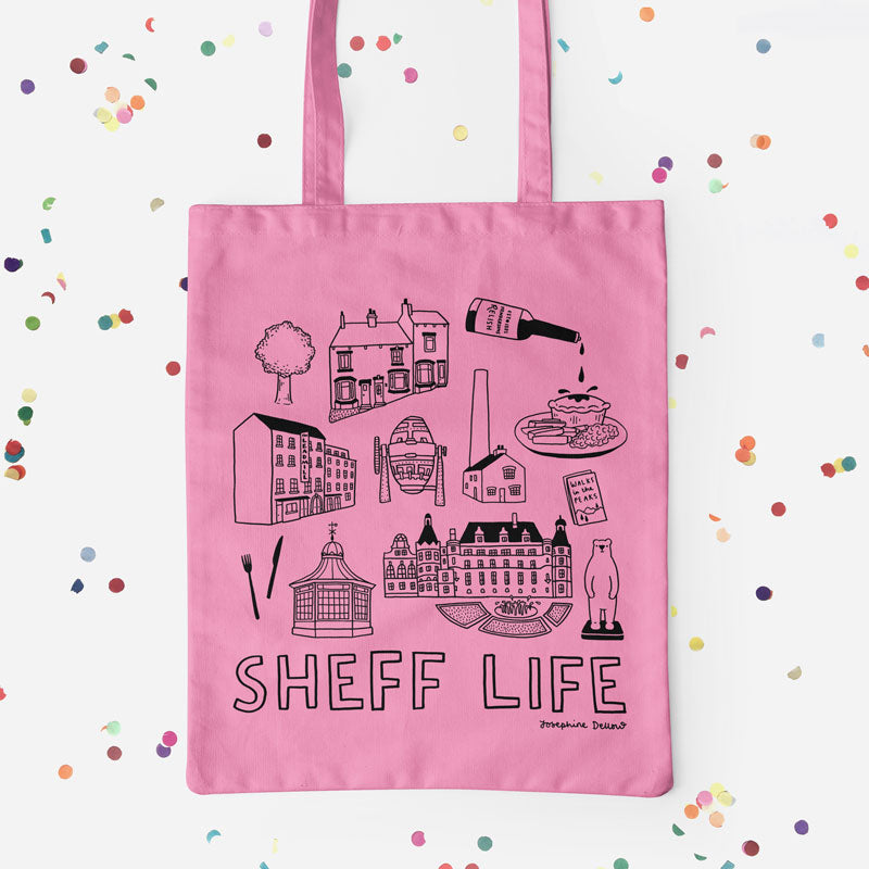 Sheff Life Screen Printed Tote Bag