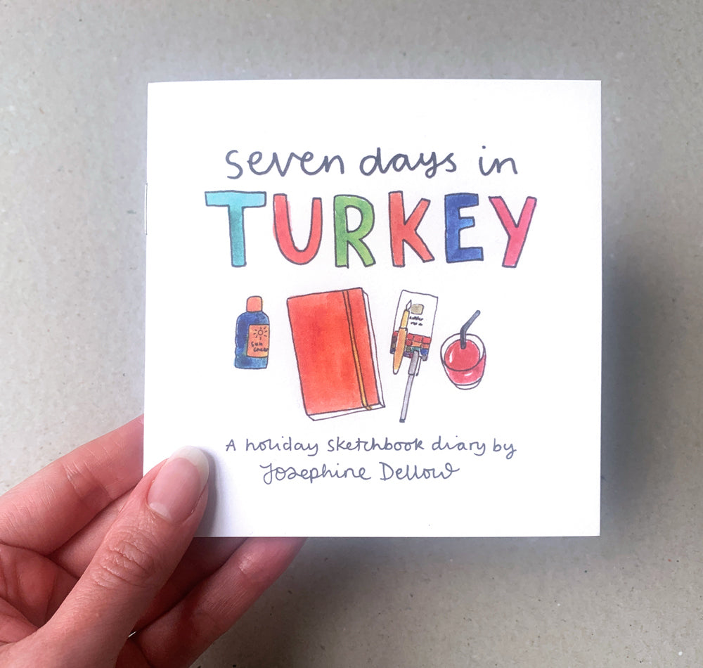 Seven Days in Turkey - A Sketchbook Comic Diary Zine