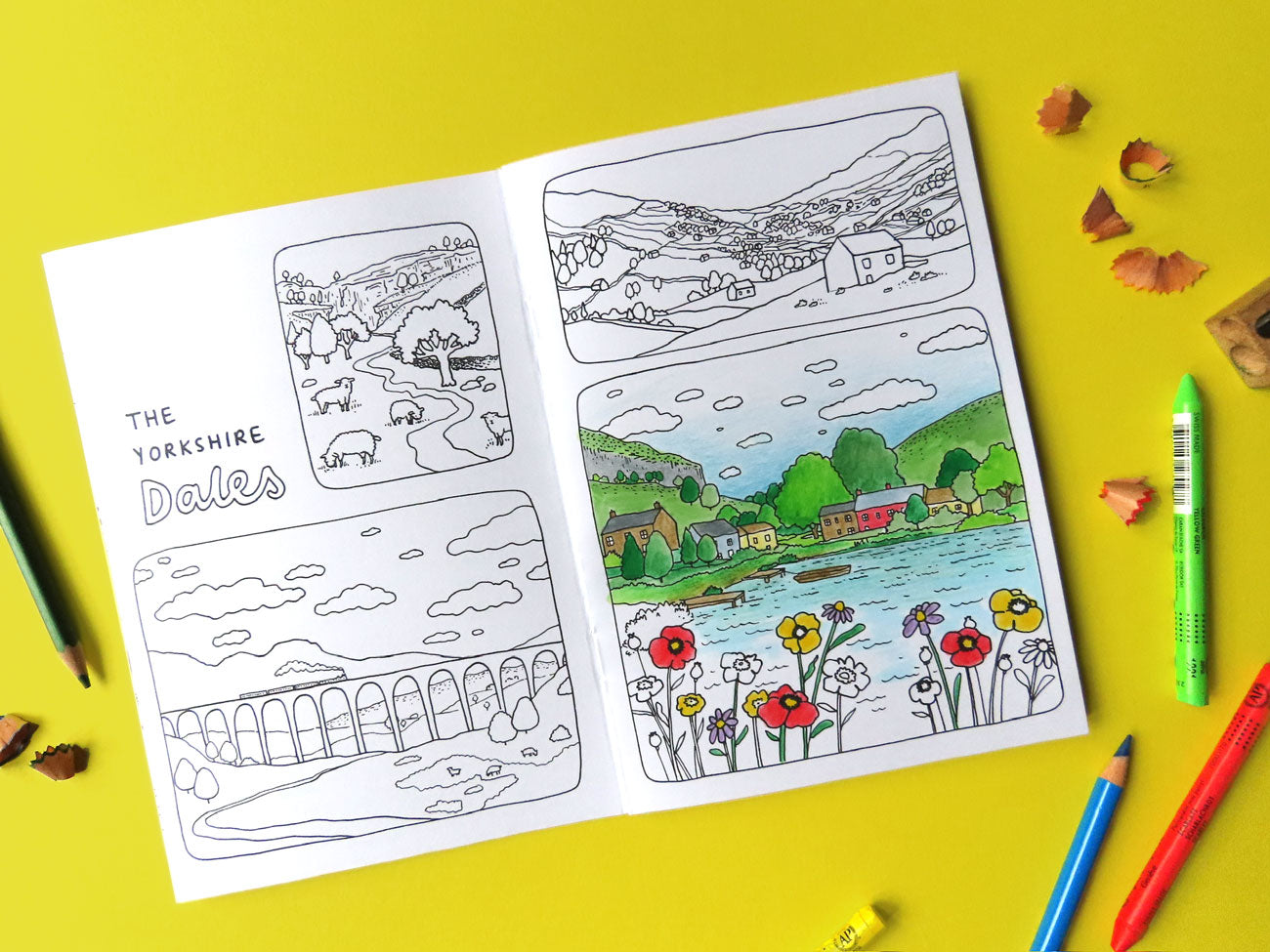 A Very Yorkshire Colouring Book