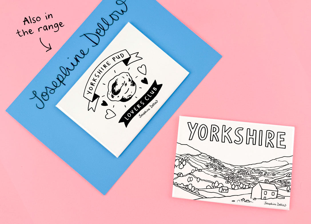 Yorkshire View Fridge Magnet