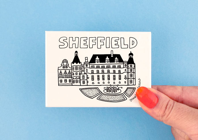 Sheffield Town Hall Fridge Magnet