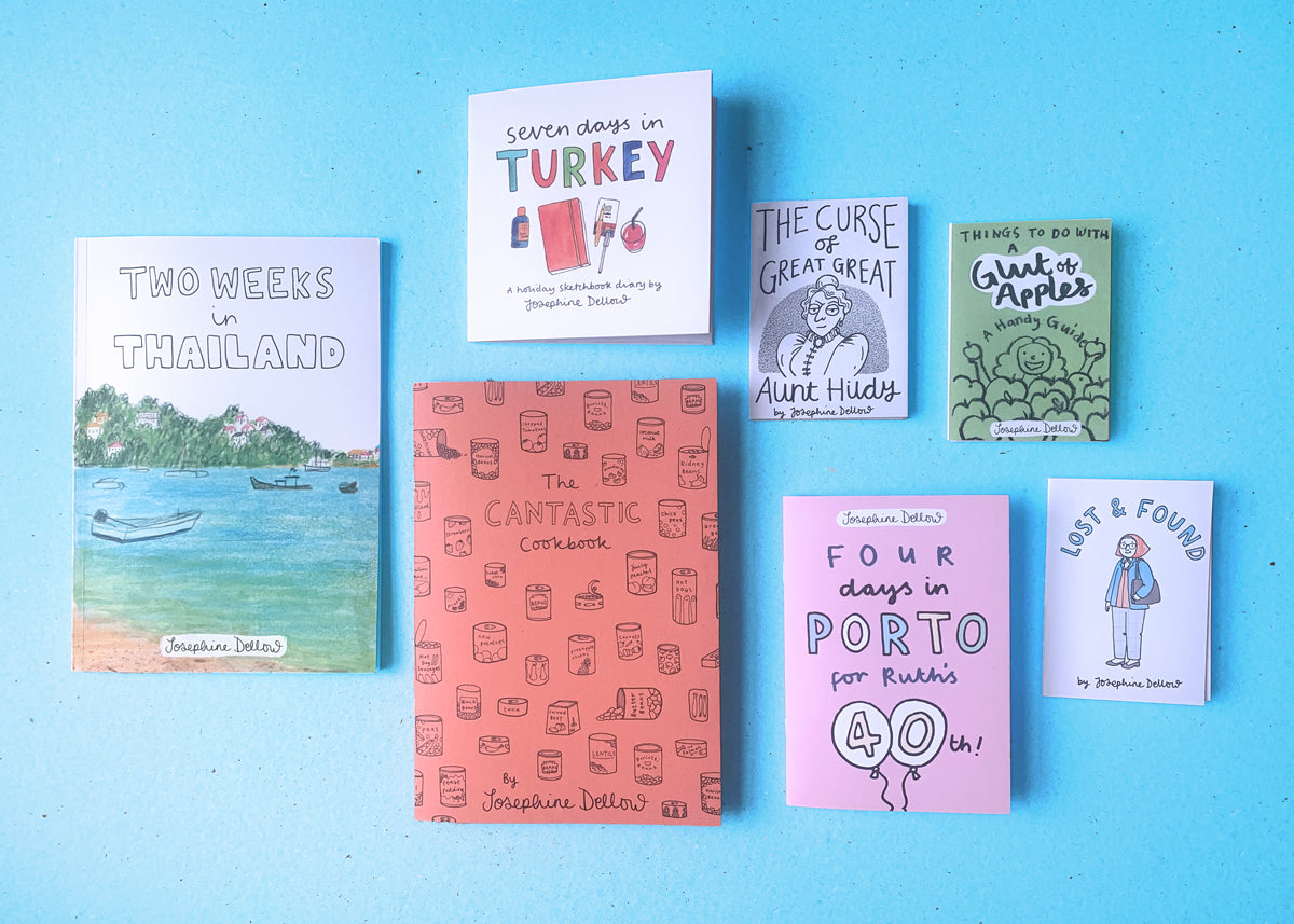 All Zines Bundle - food, travel, humour & comic diaries