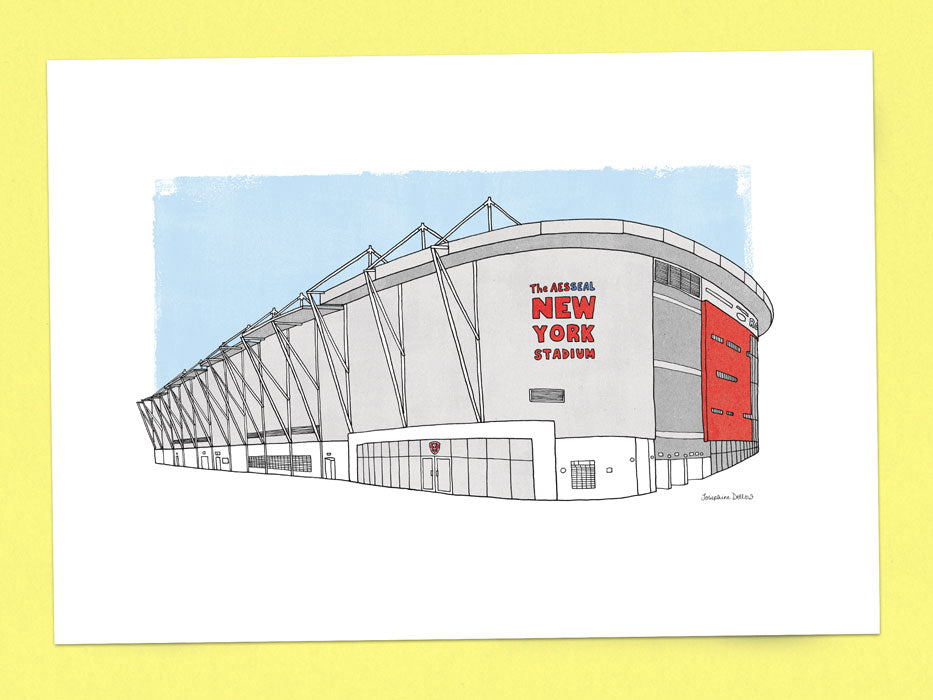 Rotherham United Football Club - A3 Illustration Print