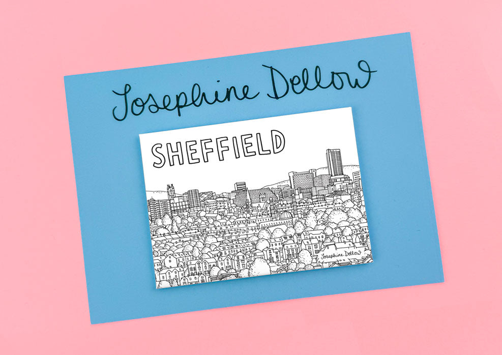 Sheffield View Fridge Magnet