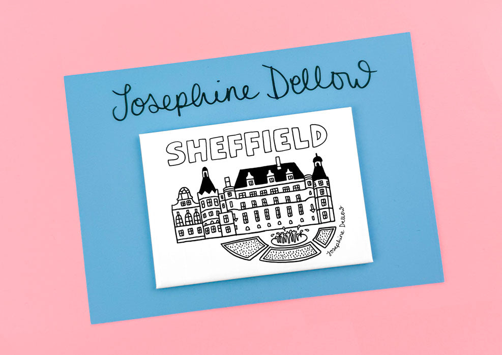 Sheffield Town Hall Fridge Magnet
