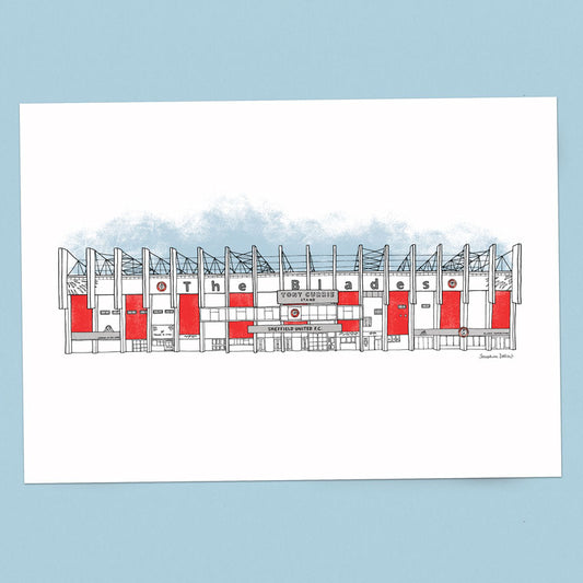 Sheffield United - A3 Illustration Print