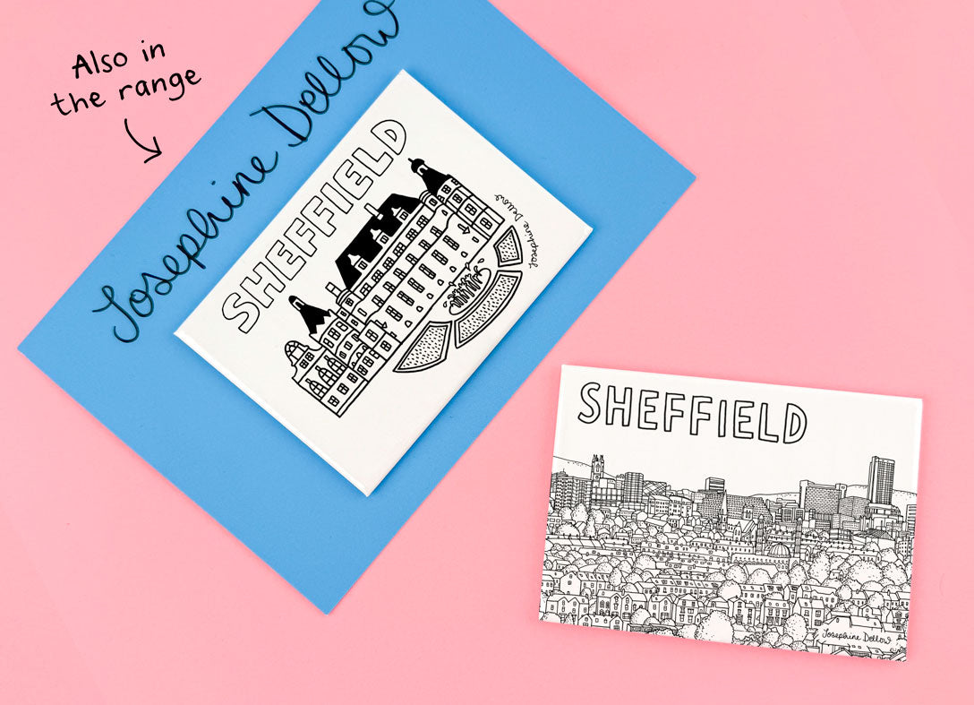 Sheffield View Fridge Magnet