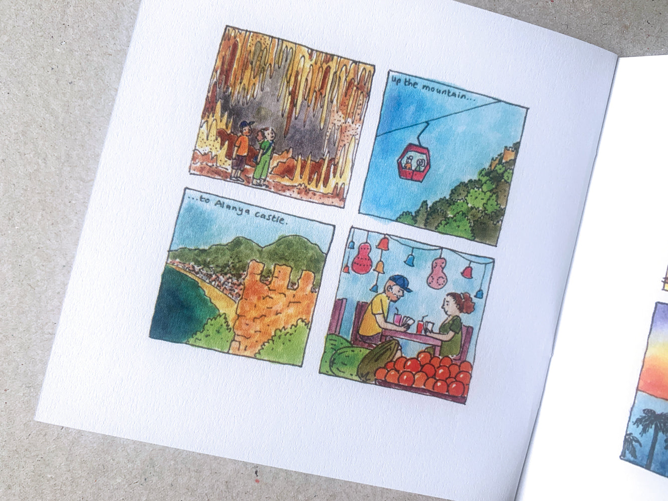 Seven Days in Turkey - A Sketchbook Comic Diary Zine