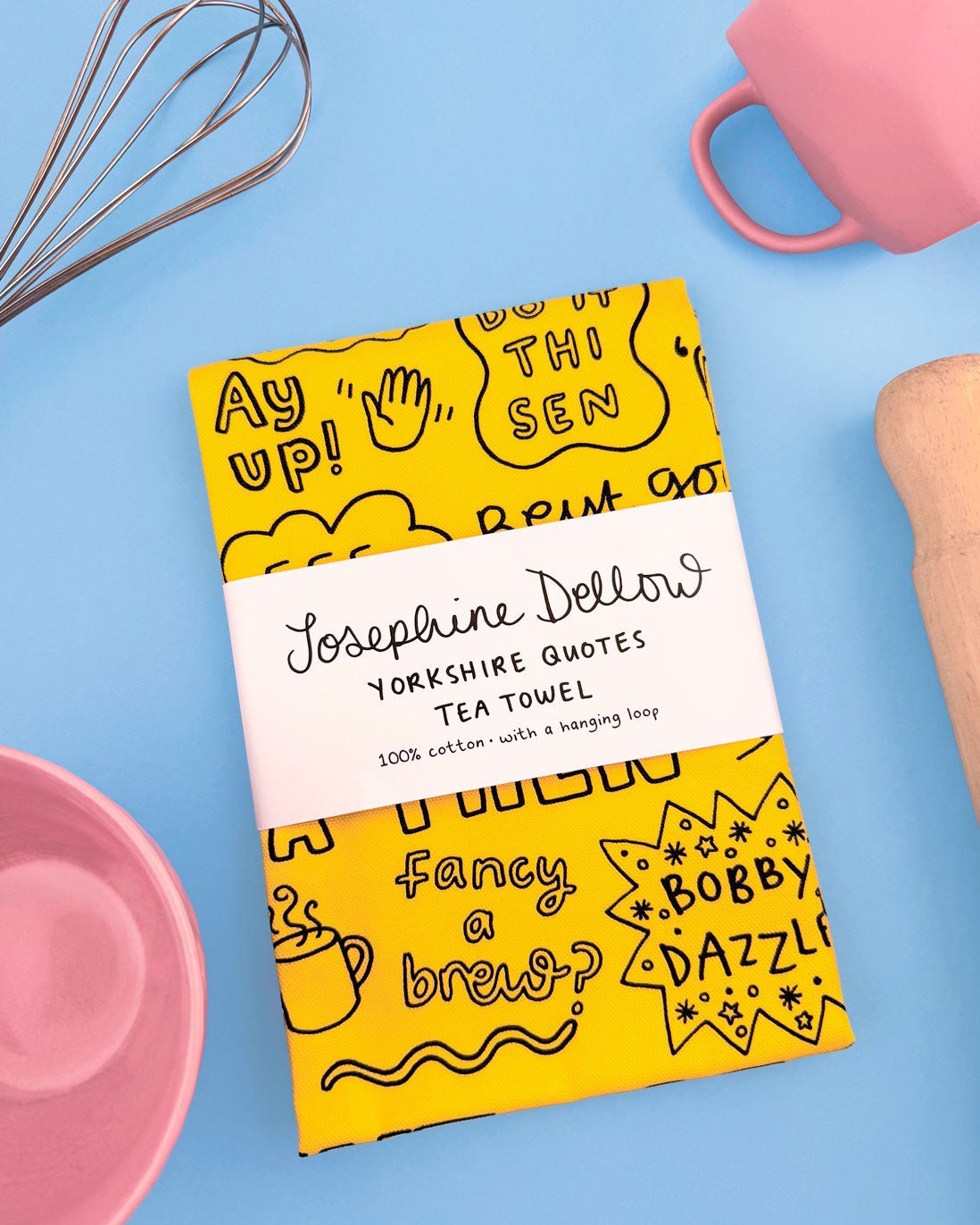 Yorkshire Quotes Tea Towel